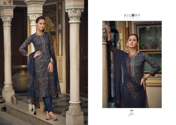 Tesoro By Kilory Trendz 641-648 Cotton Dress Material Catalog